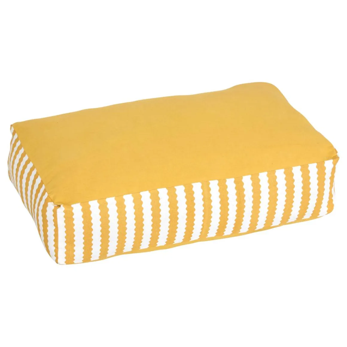 Coussin de sol d'extérieur rectangulaire POOLSIDE Jaune
