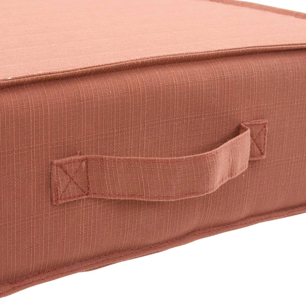 Coussin de sol KORAÏ Acajou