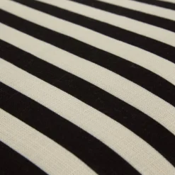 Coussin d'extérieur carré THE PALM RESORT Noir & Blanc
