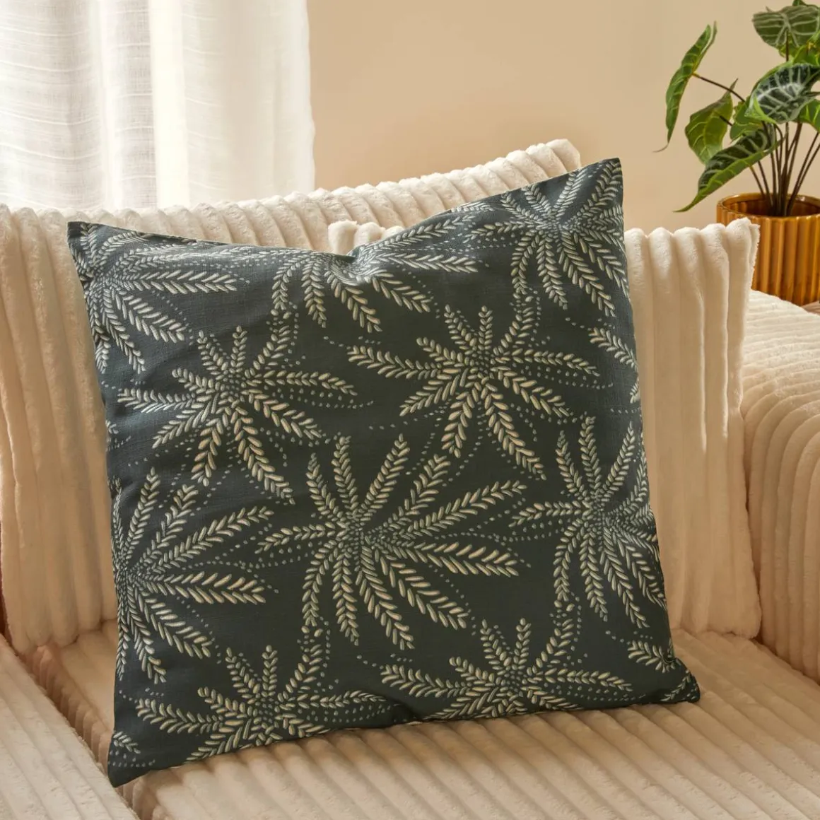Coussin d'extérieur carré THE PALM RESORT Vert