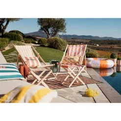 Coussin d'extérieur rectangulaire POOLSIDE Terracotta