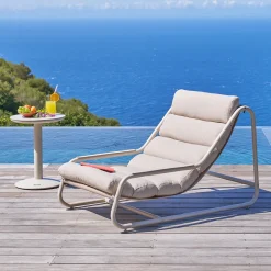 Ensemble fauteuil CELESTAM + table d’appoint SOLETIA Argile
