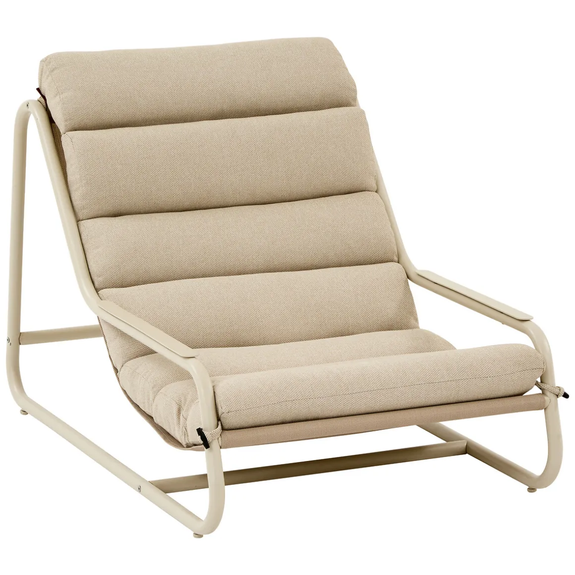 Ensemble fauteuil CELESTAM + table d’appoint SOLETIA Argile