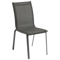 Ensemble table de jardin extensible FOLYA + 4 chaises AXANT Graphite