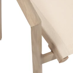 Ensemble table de jardin extensible AXIOME + 12 fauteuils AXANT Argile