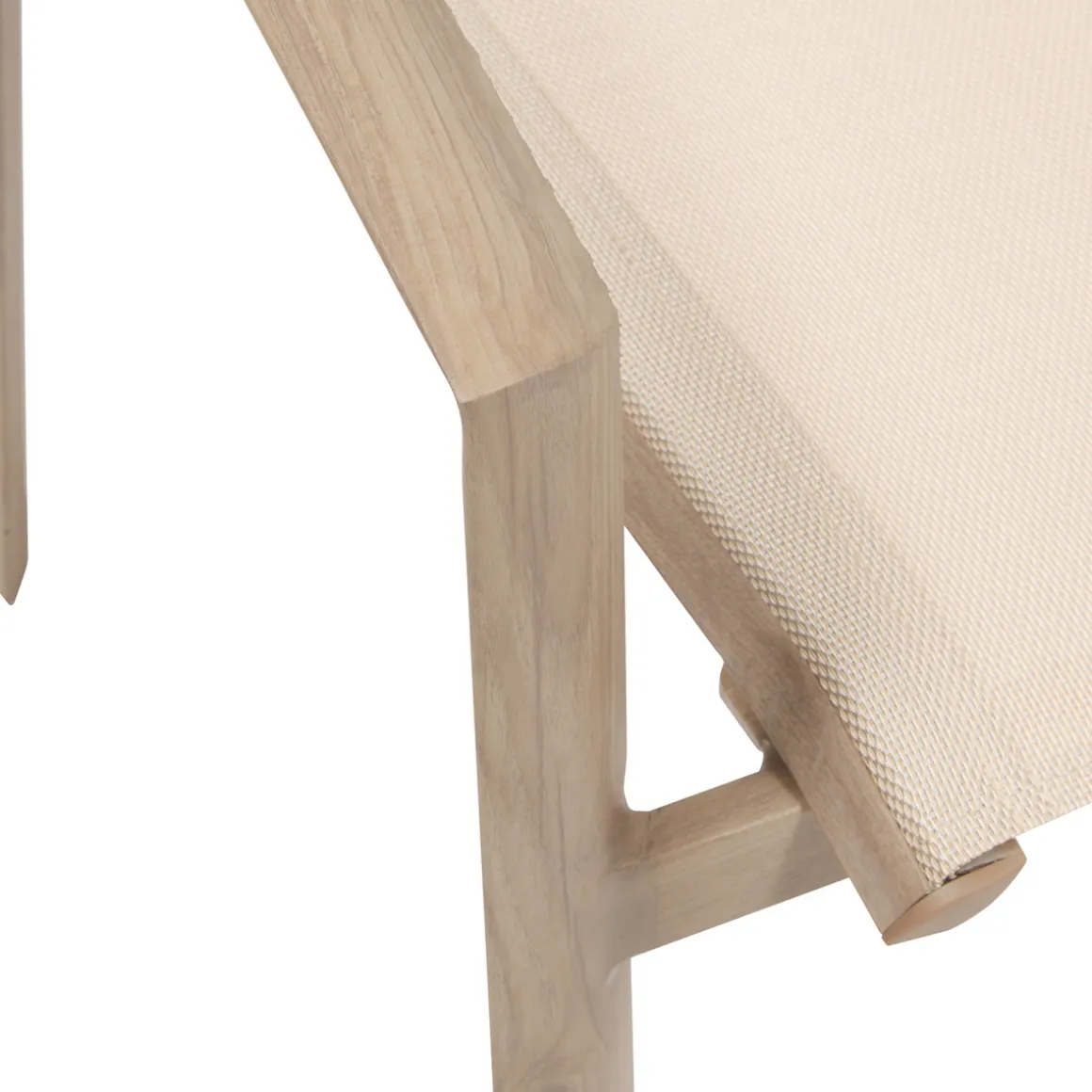 Ensemble table de jardin extensible AXIOME + 12 fauteuils AXANT Argile