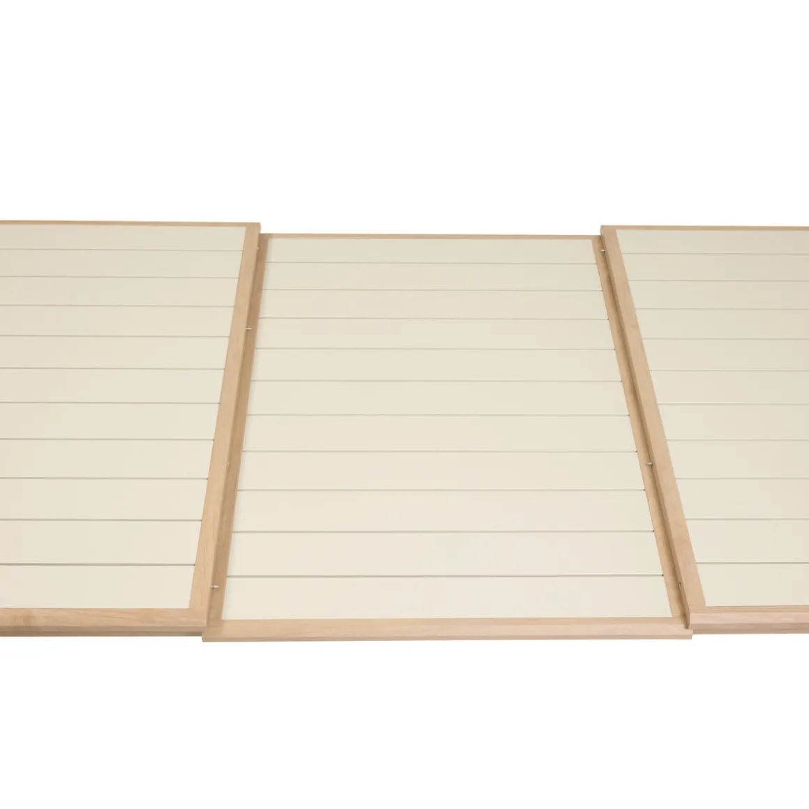 Ensemble table de jardin extensible AXIOME + 12 fauteuils AXANT Argile