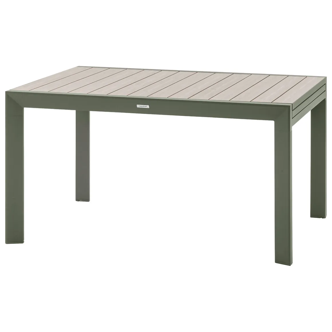 Ensemble table de jardin extensible ÉVASION + 10 fauteuils empilables ESSENTIA Laurier & Lin
