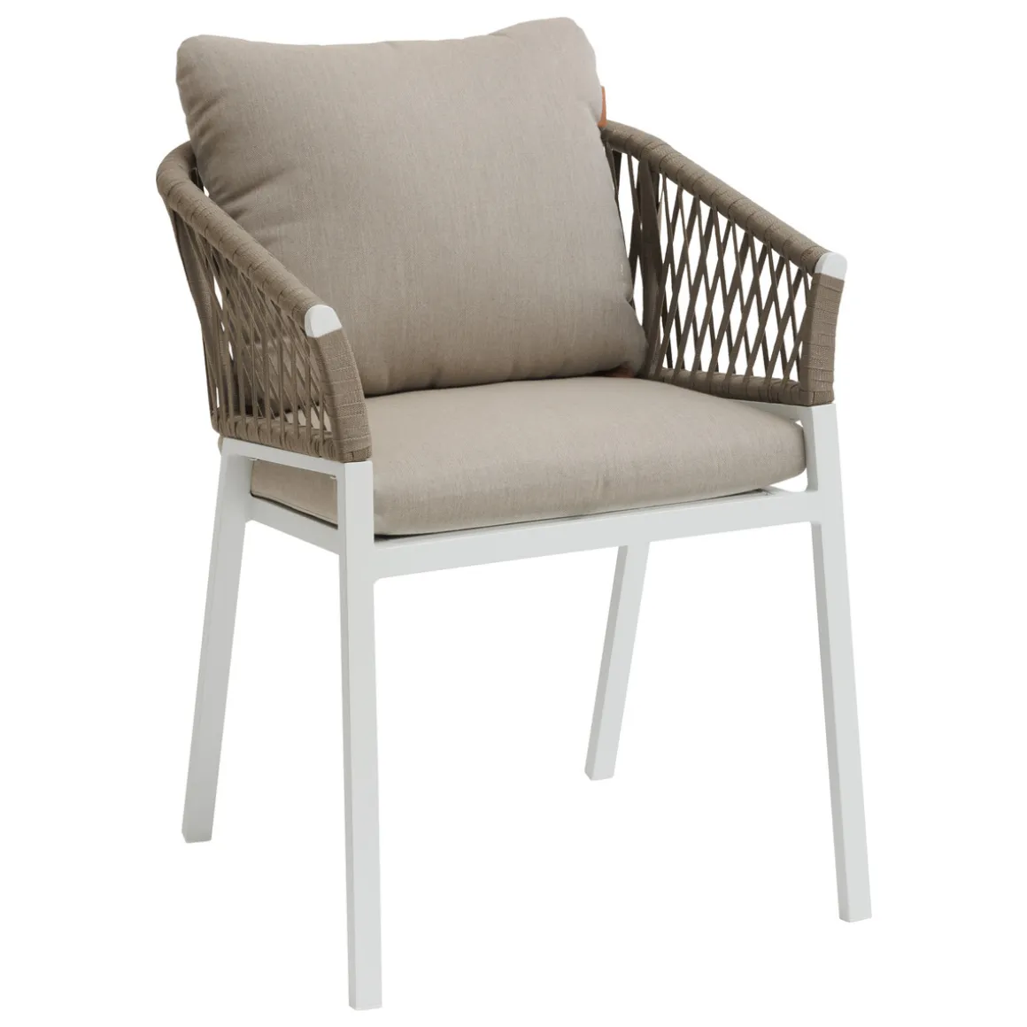 Ensemble table de jardin + 8 fauteuils ORIENGO Acacia / Graphite