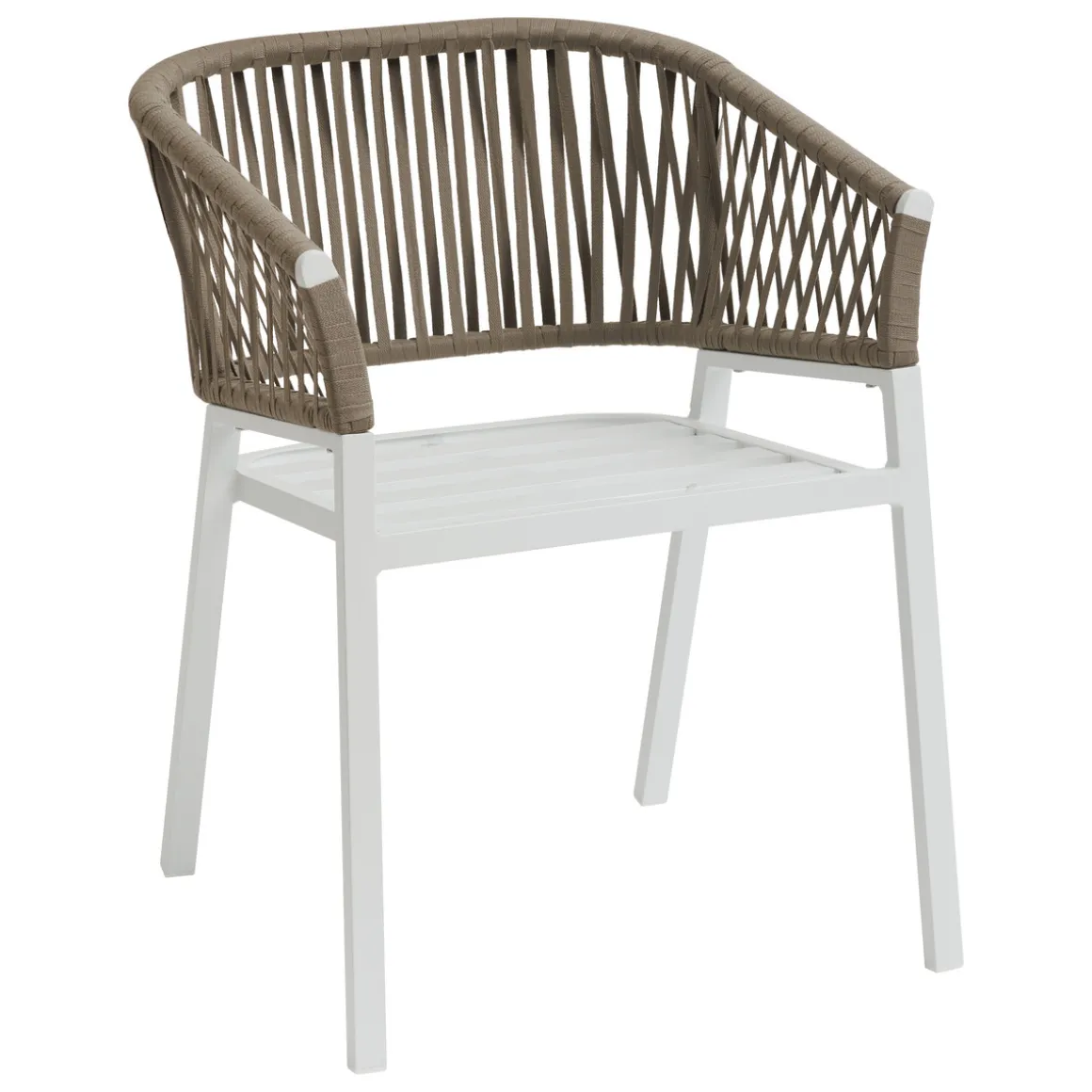 Ensemble table de jardin + 8 fauteuils ORIENGO Acacia / Graphite