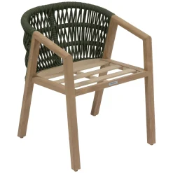 Ensemble table de jardin NELORA + 8 fauteuils MYLORE Miel