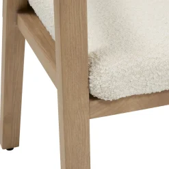 Ensemble table de jardin NELORA + 8 fauteuils MYLORE Miel