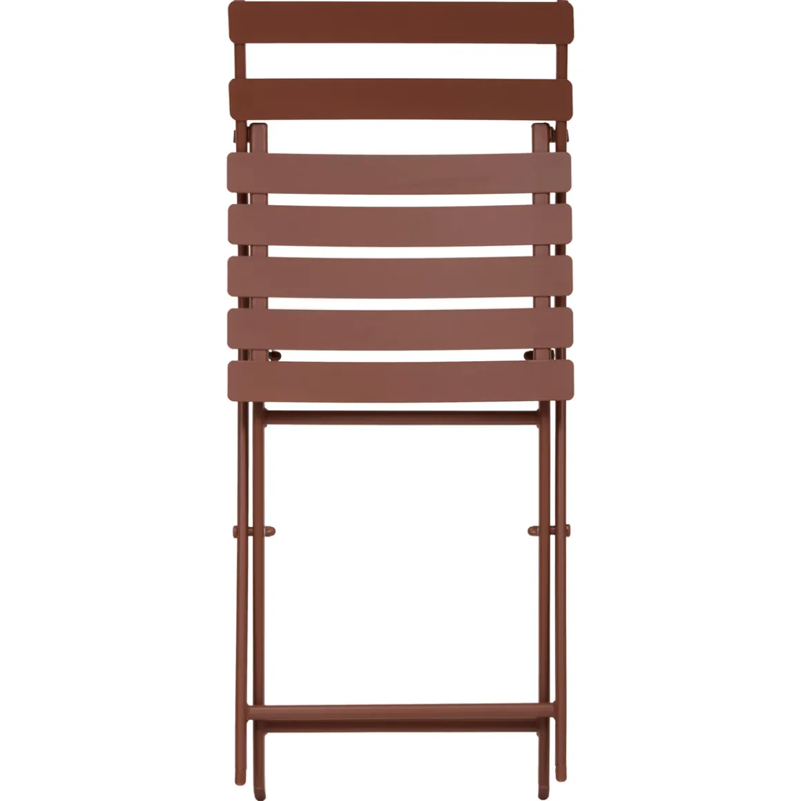 Ensemble table de jardin pliante carrée + 2 chaises GREENSBORO Acajou