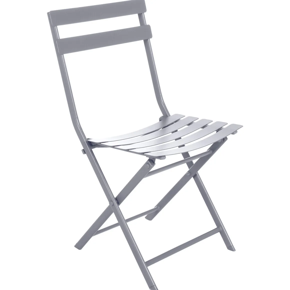 Ensemble table de jardin pliante rectangulaire + 4 chaises GREENSBORO Gris quartz