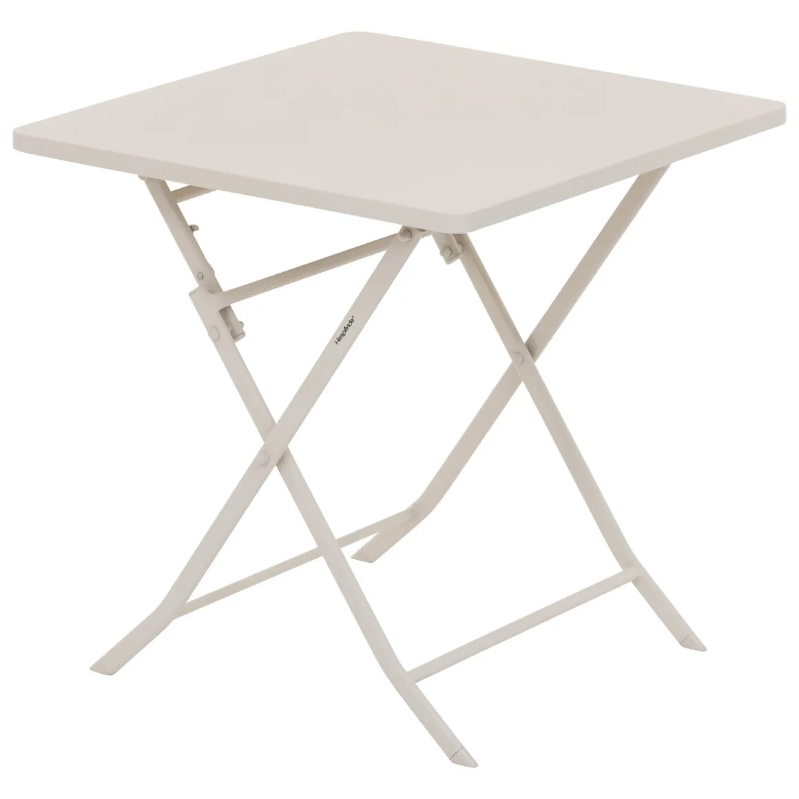 Ensemble table de jardin pliante carrée + 2 chaises GREENSBORO Argile