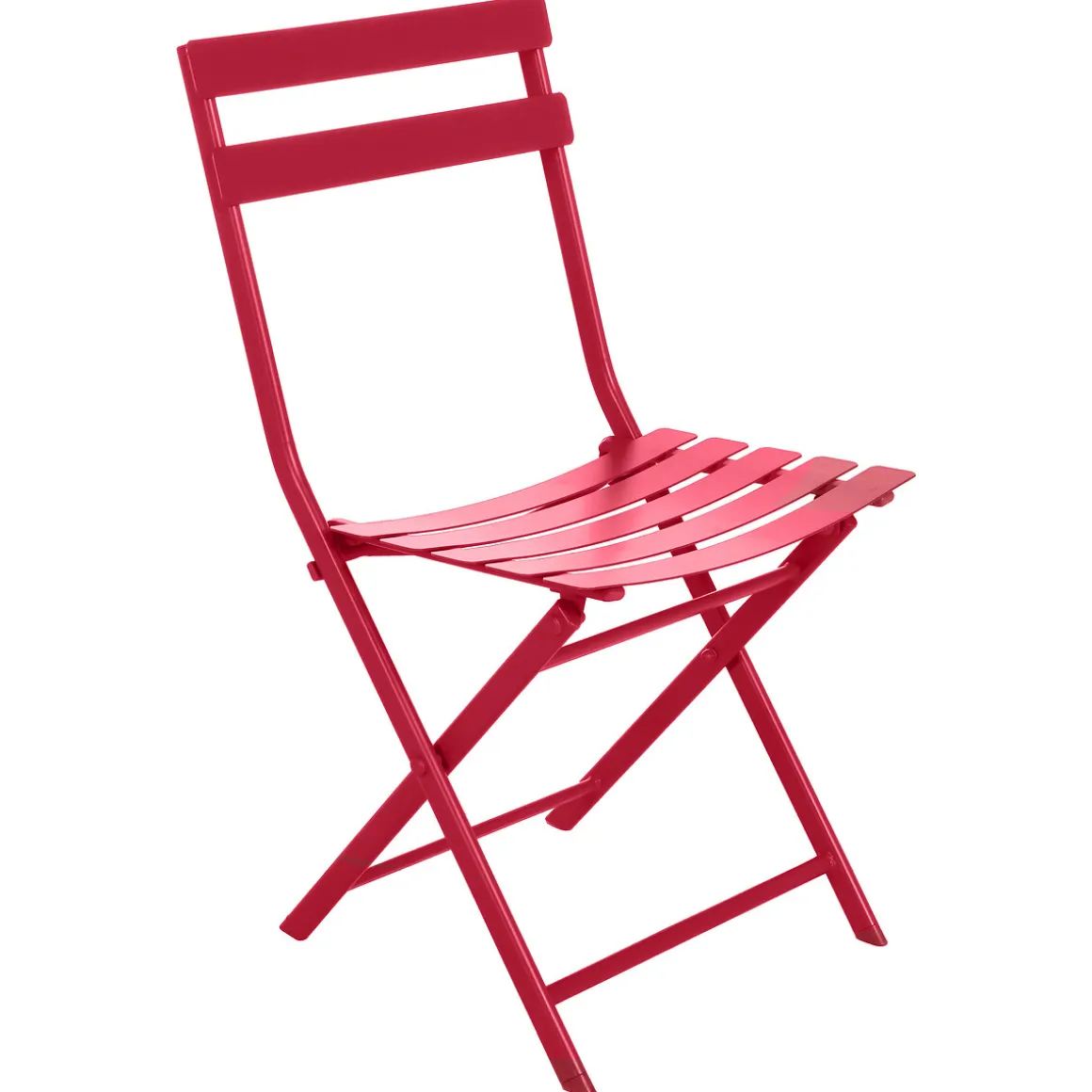 Ensemble table de jardin pliante ronde + 2 chaises GREENSBORO Grenade