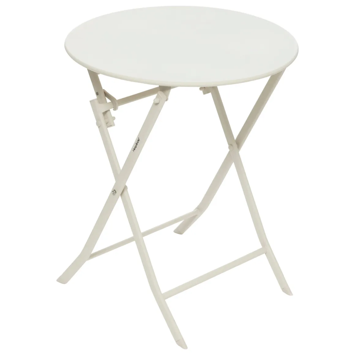 Ensemble table de jardin pliante ronde + 2 chaises GREENSBORO Argile