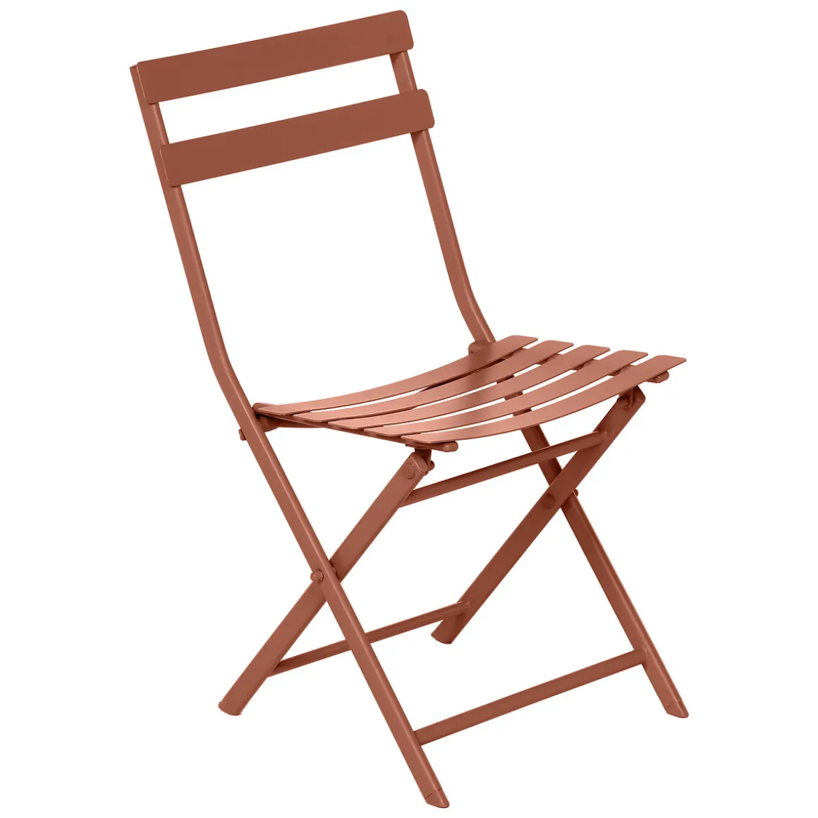 Ensemble table de jardin pliante rectangulaire + 4 chaises GREENSBORO Ambre