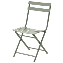 Ensemble table de jardin pliante rectangulaire + 4 chaises GREENSBORO Vert laurier