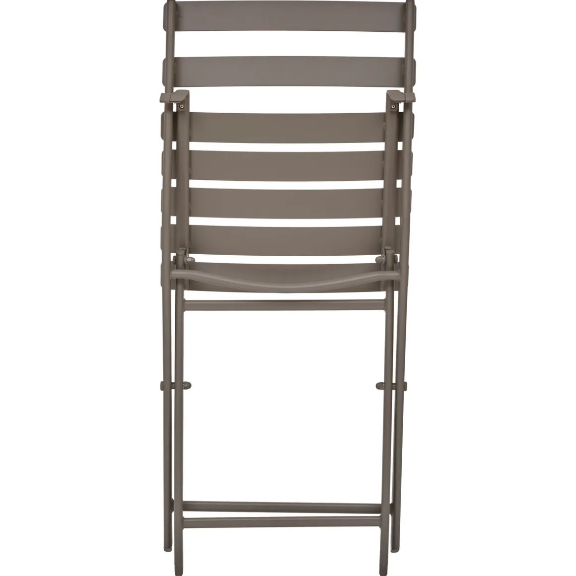 Ensemble table de jardin pliante ronde + 2 chaises GREENSBORO Café