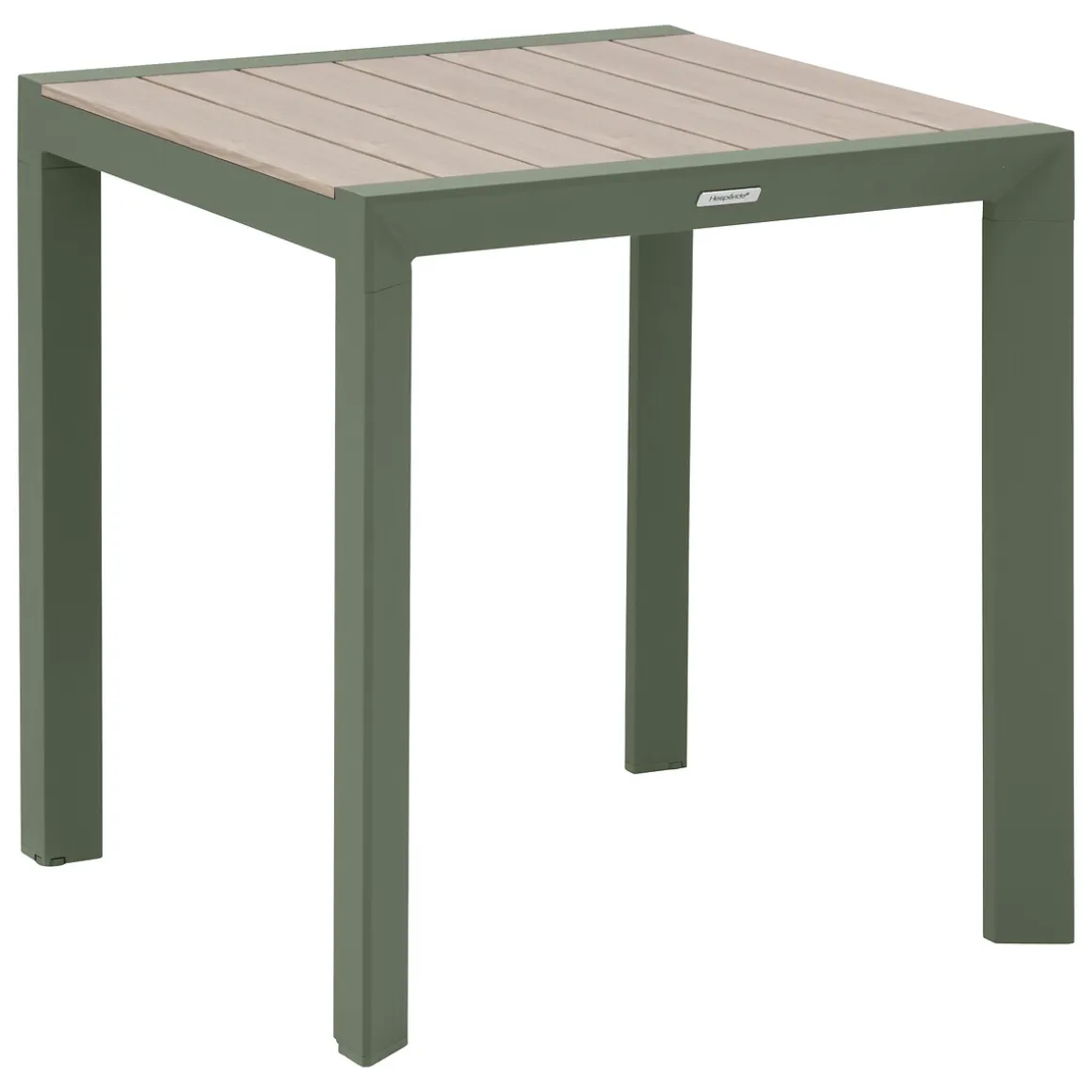 Ensemble table de jardin ÉVASION + 2 chaises empilables ESSENTIA Lin & Laurier