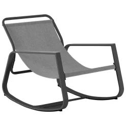 Fauteuil à bascule FELINIO Gris