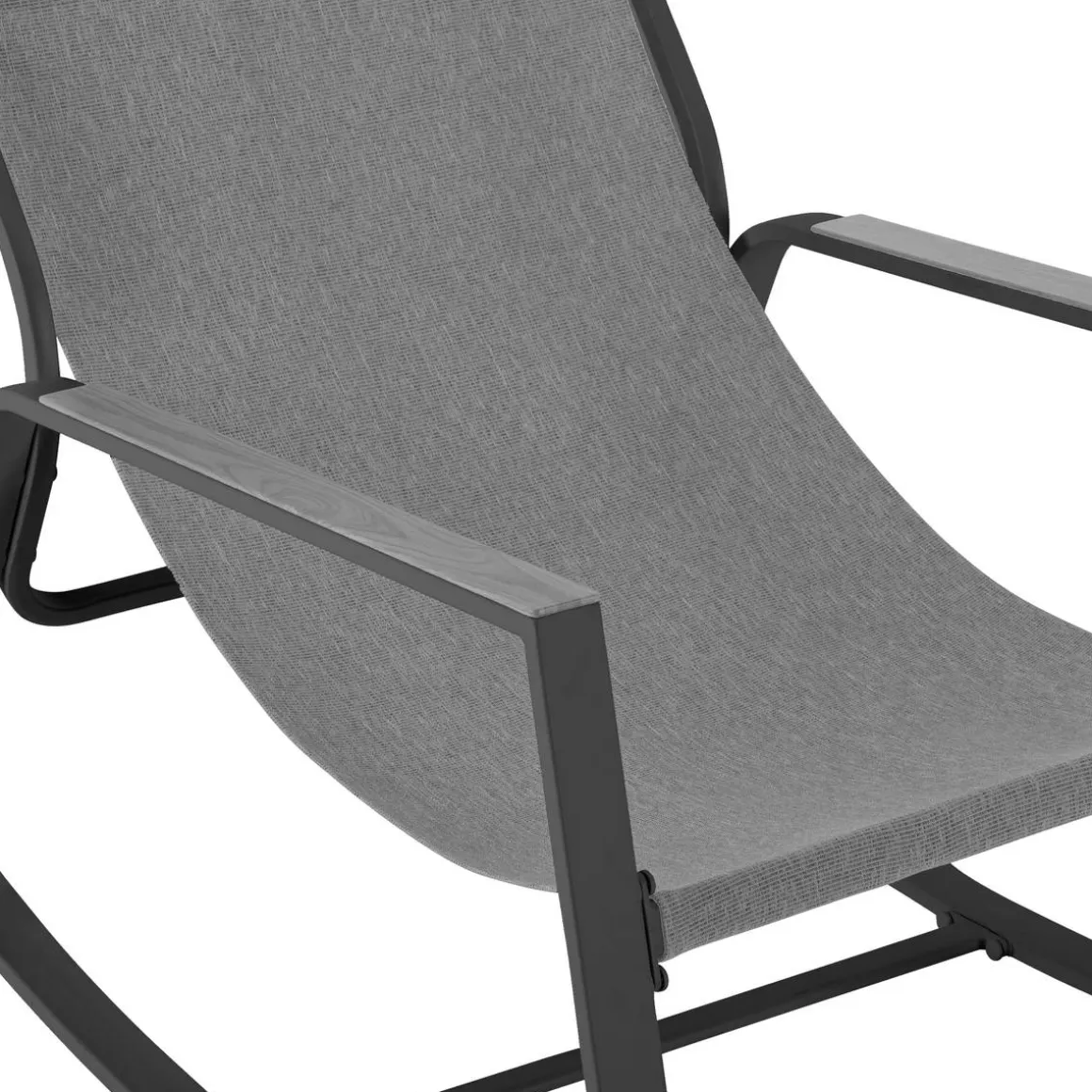 Fauteuil à bascule FELINIO Gris