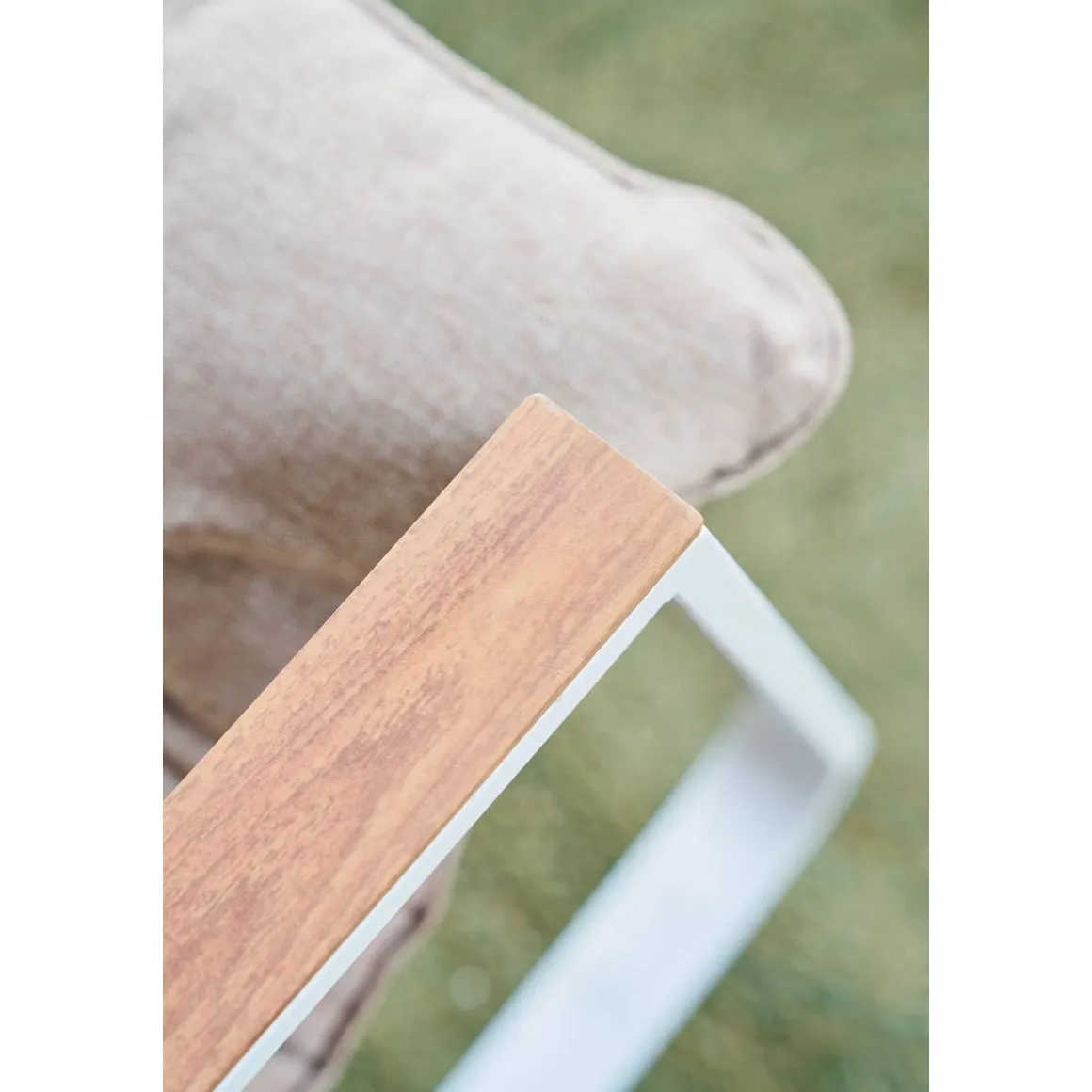 Fauteuil à bascule FELINIO Taupe