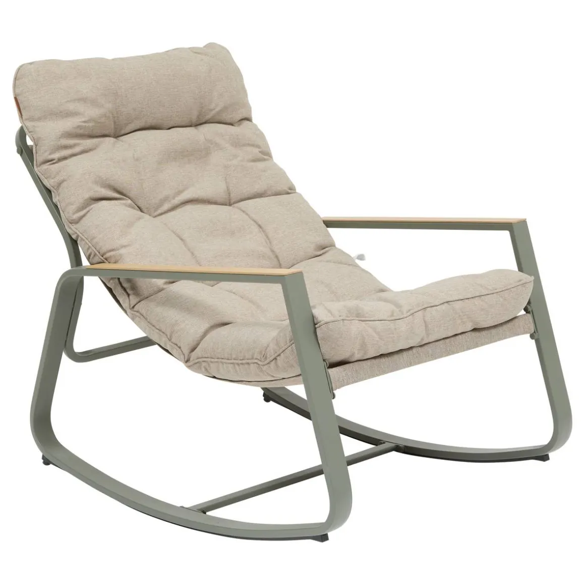 Fauteuil à bascule FELINIO Vert Laurier