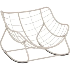 Fauteuil à bascule PAOPAO Argile