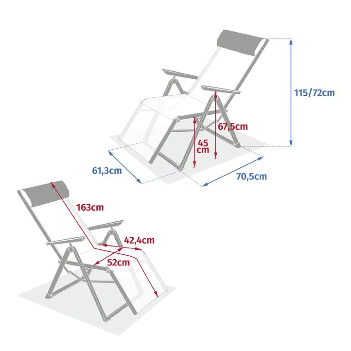 Fauteuil de jardin DECIMA Lin / Acajou