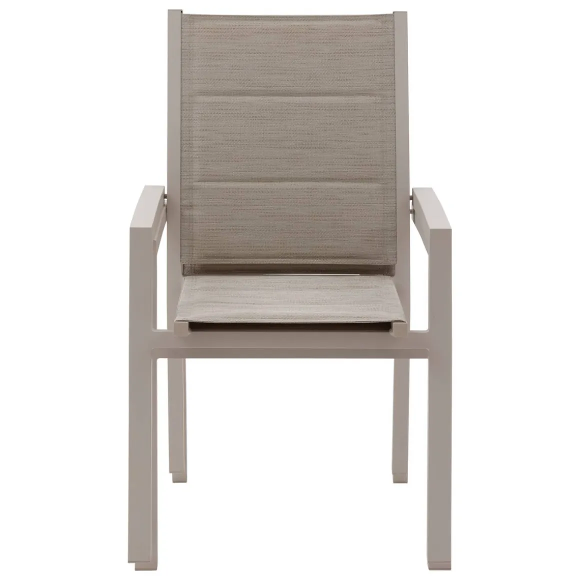 Fauteuil de jardin empilable ALLURE Beige & Avoine