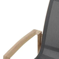 Fauteuil de jardin empilable AXANT Gris poivre / Honey