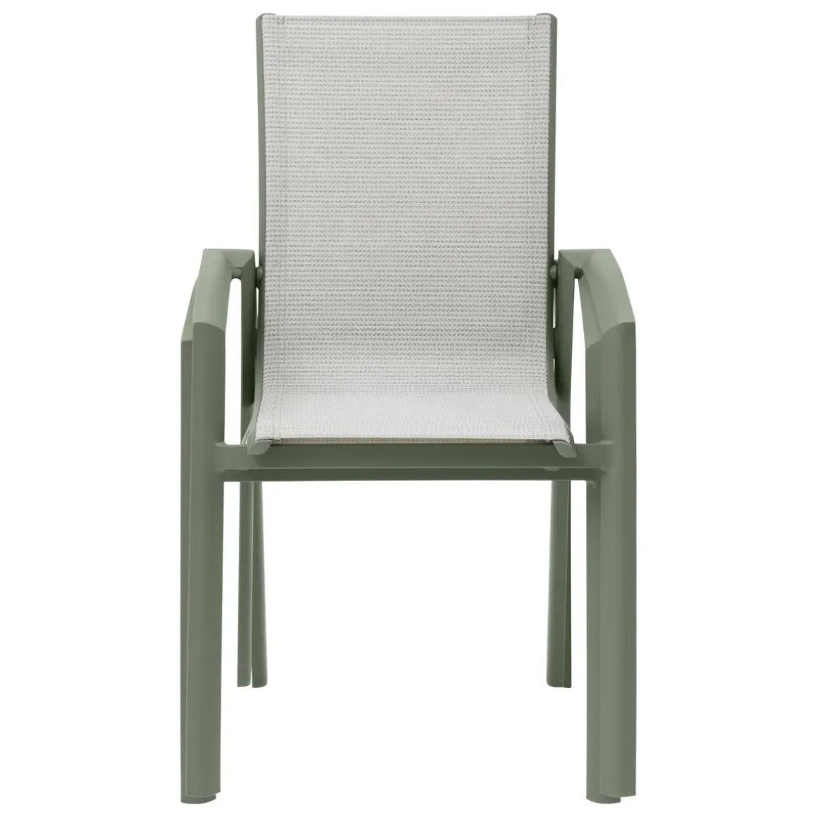 Fauteuil de jardin empilable AXANT Vert olive / Vert laurier