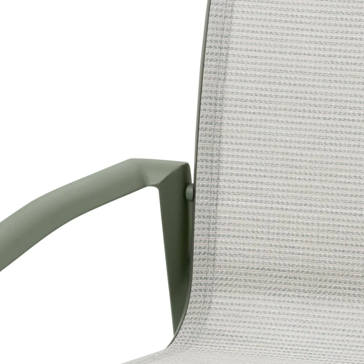Fauteuil de jardin empilable AXANT Vert olive / Vert laurier