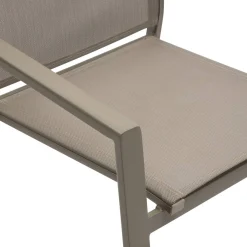 Fauteuil de jardin empilable ESSENTIA Noisette / Café