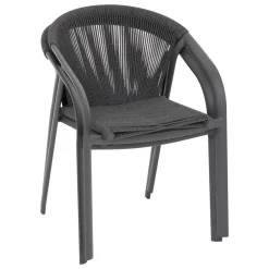 Fauteuil de jardin empilable RIU Anthracite & Graphite
