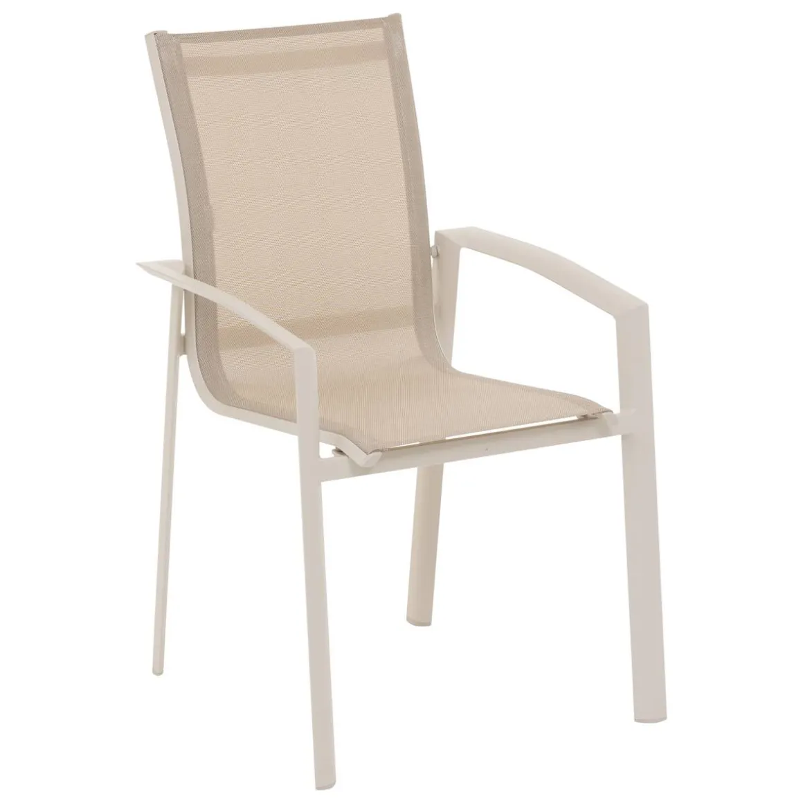 Fauteuil de jardin empilable AXANT Lin / Argile