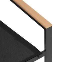 Fauteuil de jardin empilable ESSENTIA Anthracite, Graphite & Acacia