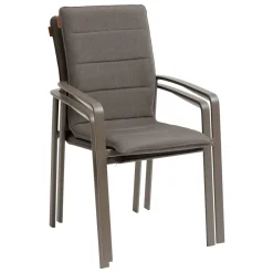Fauteuil de jardin empilable DIESE Mocha & Praline