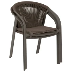 Fauteuil de jardin empilable RIU Wengé & Praliné