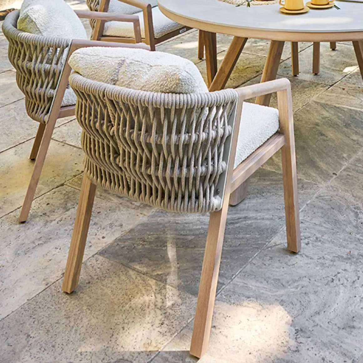 Fauteuil de jardin MYLORE Beige / Honey