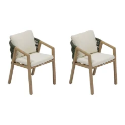 Fauteuil de jardin MYLORE Fougère / Honey