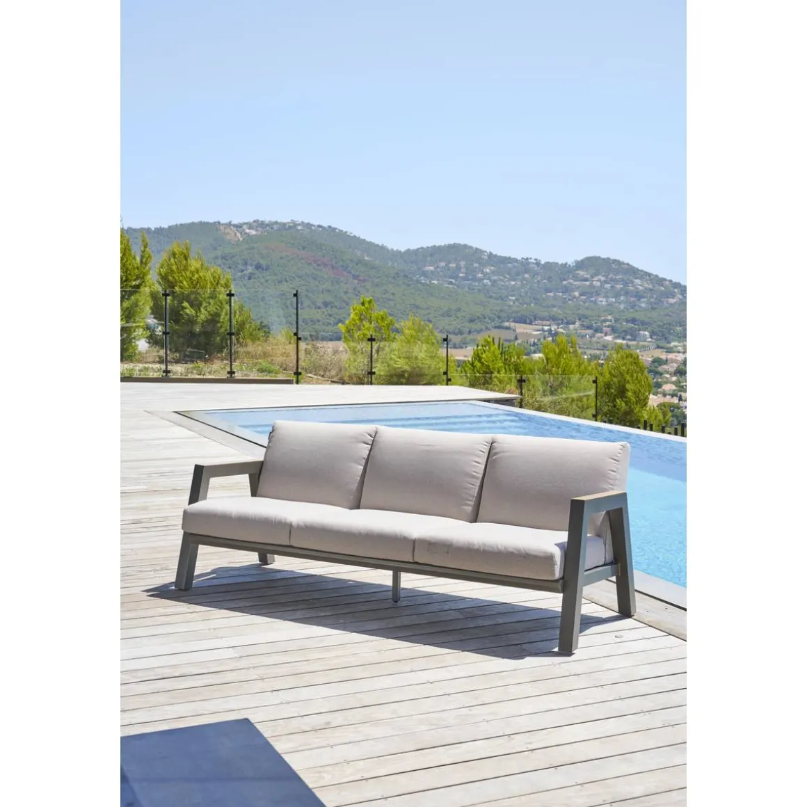 Fauteuil de salon de jardin AXIOME Praline