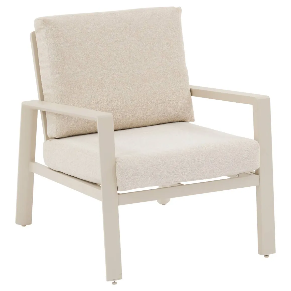 Fauteuil de salon de jardin LUZANE Argile