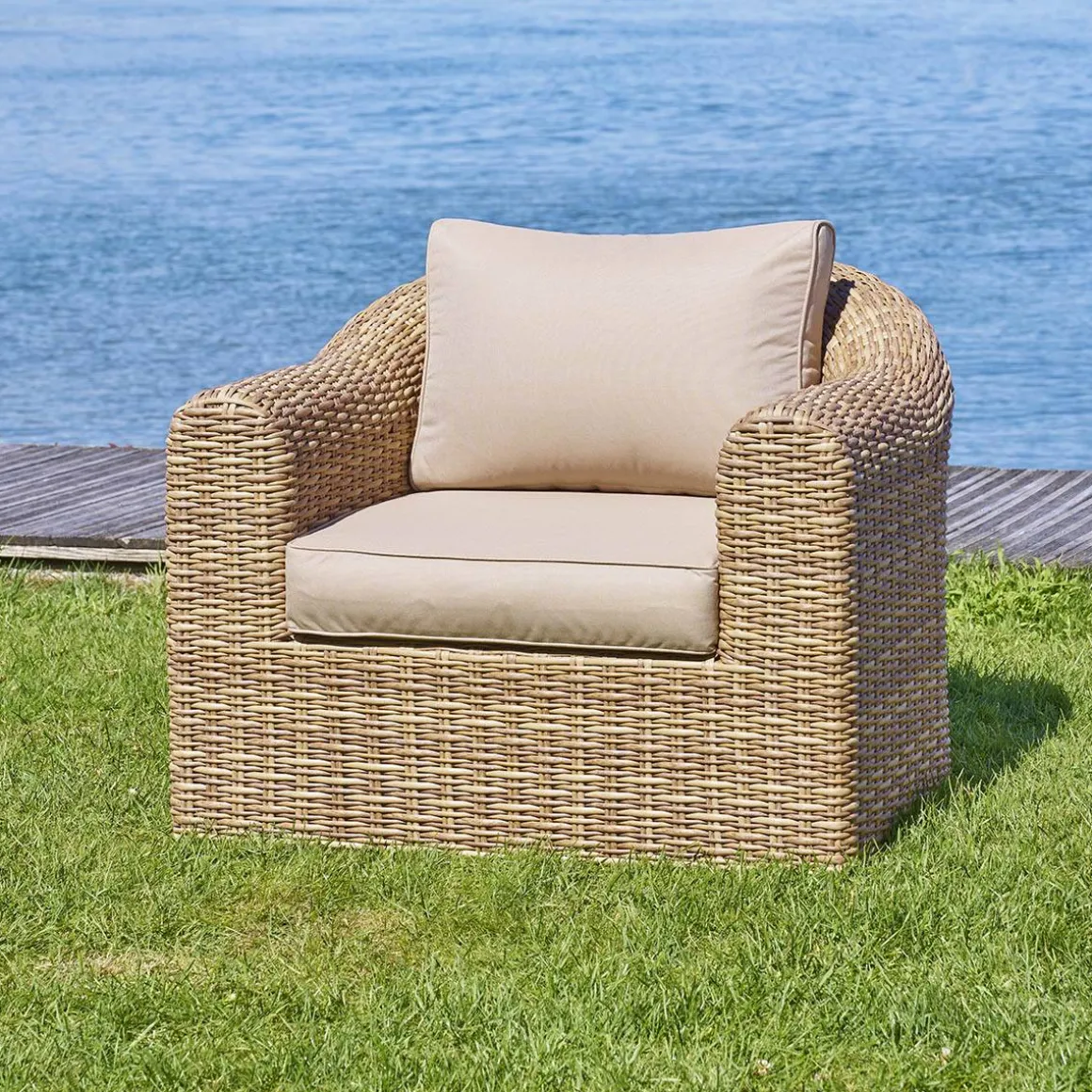 Fauteuil de salon de jardin MOORÉA Savana