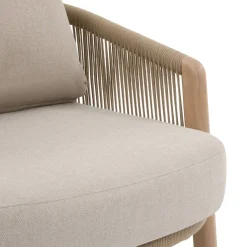 Fauteuil de salon de jardin NELORA Beige