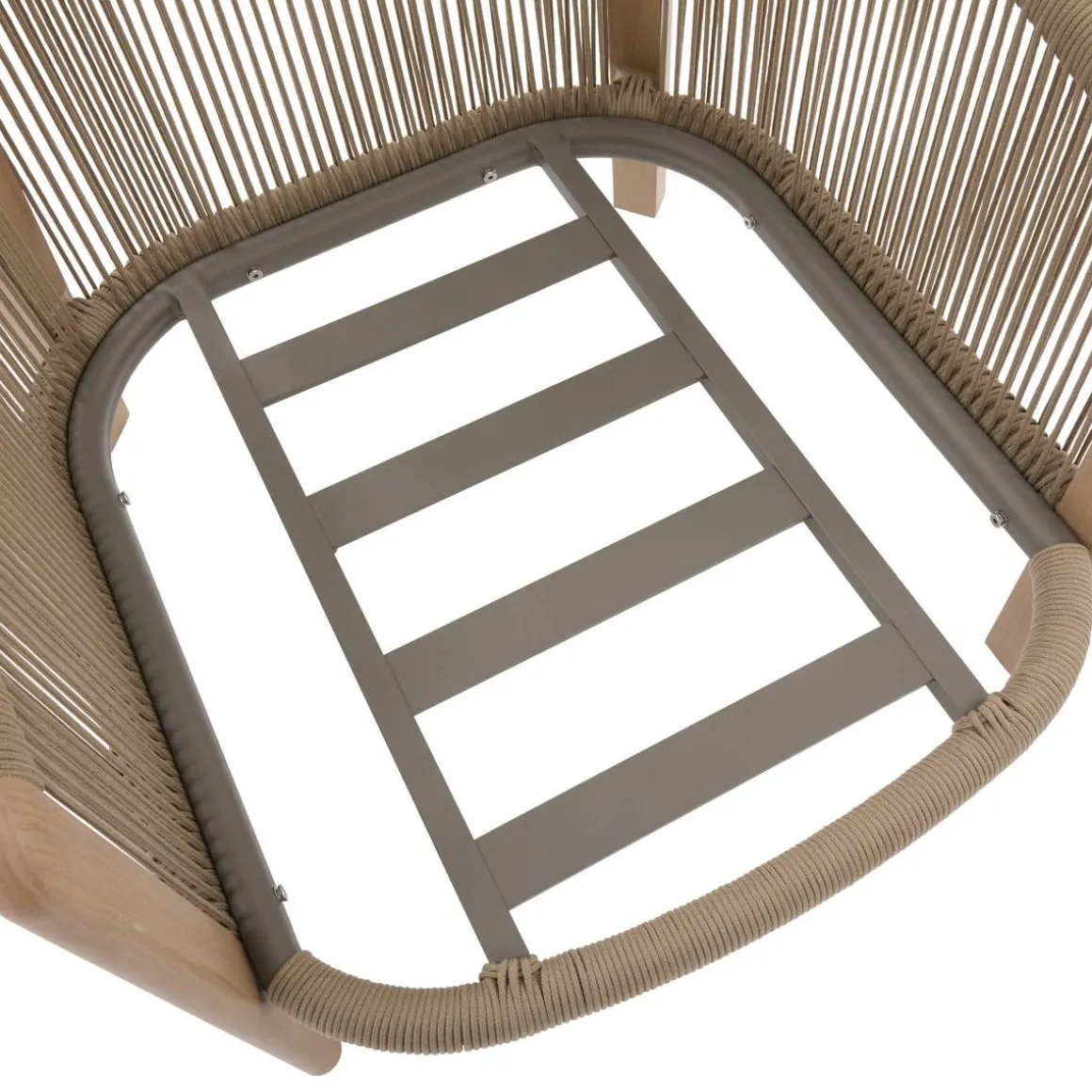 Fauteuil de salon de jardin NELORA Beige