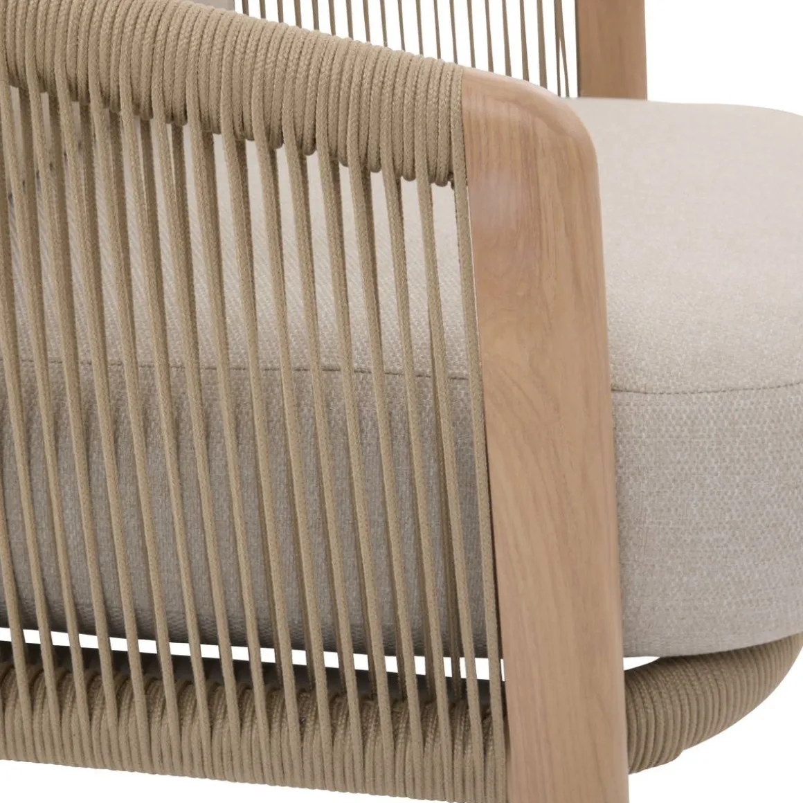 Fauteuil de salon de jardin NELORA Beige