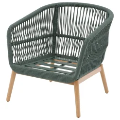 Fauteuil de salon de jardin ORISSA Vert olive